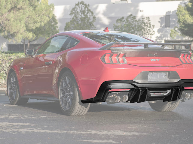 2024+ FORD MUSTANG S650 |  VERSION 2 PACKAGE REAR BUMPER DIFFUSER